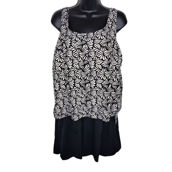Azul by Maxine of Hollywood one piece swimsuit dress size 24w - Picture 1 of 7